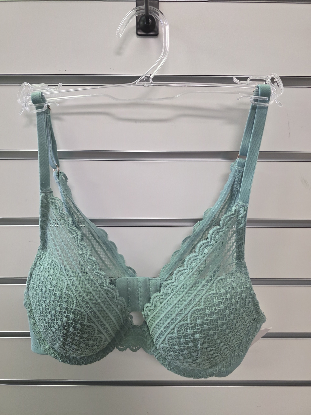32A Auden Light Aqua Lace Underwire Bra